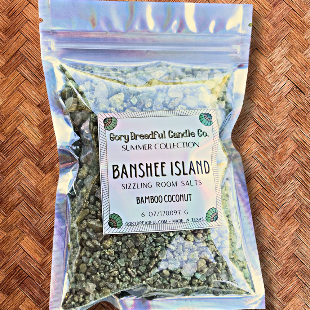 Banshee Island Sizzling Room Salt Crystal Potpourri: Bamboo & Coconut Scent - Picture 3 of 11